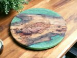 Wood & Epoxy Lazy Susan - Image 12