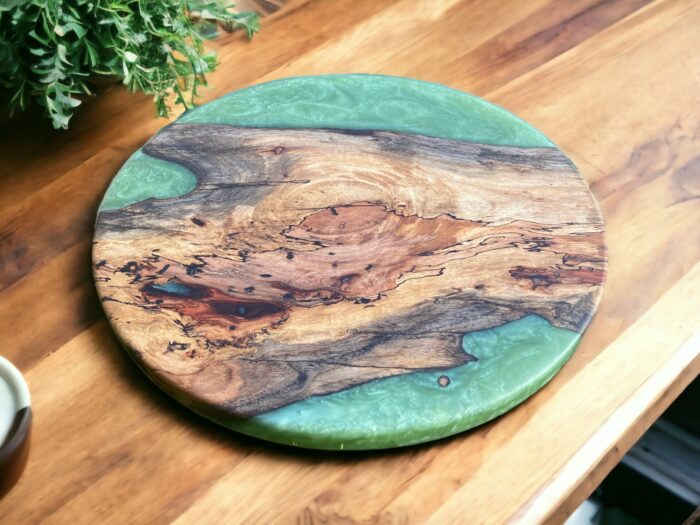 Wood & Epoxy Lazy Susan - Image 12