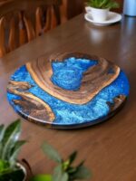 Wood & Epoxy Lazy Susan - Image 9